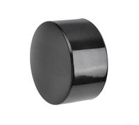 4pcs PVC Handrail End for Round Stair Railings, Robust Black Fittings Suitable for 45/50mm Diameter, Smooth Polished Design for Safety and