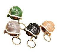 4pcs Pvc Turtle Squeeze Fidget Keychain Toy for Children