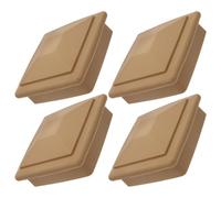 4pcs Pyramid Post Cap Decorative Fence Cover 4.92x4.92inch Weatherproof PVC | Improves Aesthetics and Extends Service Life, Prevents Splitting, Fits Fence Posts and Deck Railing Toppers