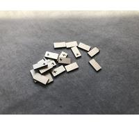 4Pcs PZT5 Square Piezoelectric Ceramic Sheets - Transducer for Wafer Experiments, Quadrate Ceramic Sensors(20x5x0.6mm)