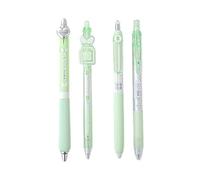 4PCS Quick Dry Retractable Gel Pen 0.5MM Black Ergonomic Handle for Journaling Note Taking Quick Action Gel Pen Set