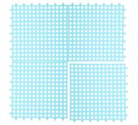 4pcs Rabbit Cage Floor Foot Pads Wear Resistant Plastic Mat | Portable, Easy to Install Design, Living Room or Bathroom Placement, Compatible with Rabbit and Hamster Cages