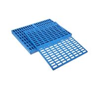 4pcs Rabbit Mats Hamster Bunnies Bunny Hut Dog Cage Pad Plush Bunny Floor Mat Rats Hay Feeder Rabbit Pig Guinea Playpen Bunny Cage Rabbits Cage Pads Pet Hammock Kit Plastic Blue