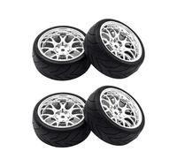 4PCS Racing Car Tires With 12mm Adapter For 1/10 Remote Control Drift Car Vehicle Upgraded Part Modified Accessories Model Accessories