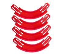 4PCS Racing Track Connectors for Standard 1: 64 Scale Car Tracks Connection with 90 Degree Turn for Accessory Race Connector Part
