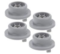 4pcs Rack Wheels Replacement Lower Plastic Dishwasher Parts