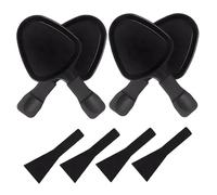 4Pcs Raclette Cheese Metal Raclette Pan with Nylon Spatula, Replacement Triangular Grill Pan for Cheese, Dessert, Side Dish