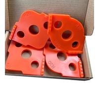 4Pcs Radius Jig Router Templates, Radius Quick Jig for Woodworking, Routing Rounded Corners Bit Templates R10 R15 R20 R25 R30 R35 R40