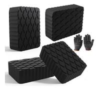4Pcs Ramp Jacking Rubber Blocks-Universal Scissor Car Lift