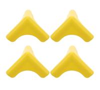4pcs Range Hood Sharp Edge Protector Silicone Corner Guard | Unobtrusive Design, Stay Put Adhesion, Enhanced Safety around Nightstands, Living Rooms and High-traffic Areas