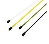 4PCS RC Boat Plastic Antenna Tube Protection Pipe Receiver Aerial with Cap for RC Boat Ship Airplane Car DIY Model Toy Antenna Parts (Mix Color 1, 320mm Length)