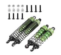 4pcs RC Car for FS 53633 51805 51806, 1:10 Scale Aluum y Shock Damper, ccessory with ible for nced on Rough Terrain (532057G green)