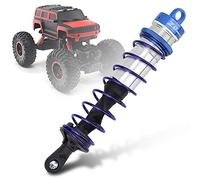 4Pcs RC Car Shock Damper, Front and Rear Shock Absorbers Suspension Adjustable Spring Shock Absorber JLB HSP EM Racing DHK HPI Redcat LRP Hobao ZD Racing Hongnor DF-Model RC(blue)