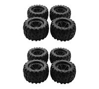 4pcs RC Car Tire Wheel Hex 12mm for 1 10 Truck Climbing Off-road Vehicle Bigfoot Buggy Traxxas Tamiya Kyosho HPI Savage XS TM Flux MT LRP Durable Waterproof Grip Grain Semisoft Rubber Foam Inserts