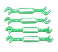 4Pcs RC Car Wrenches Turnbuckle Nut Ball Joint Remover Aluminum Alloy RC Maintenance Spanner 3.0-6.0mm Spare Parts RC Decorative Accessories