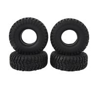 4PCS RC Crawler Tire, 1/10 115mm Diameter Rubber Climbing Car Wheel Replacement Tire with Aggressive Tread Pattern for SCX10 and Universal 1/10 RC Off - Road Vehicles