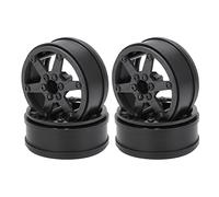4PCS RC l Rims, RC Wheel for X6, 1/10 Scale RC Car Replacement Parts, Six Spoke with weight Cars (A)