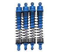 4PCS RC Shock Absorber Set Aluminium Alloy for LOSI 18 (Dark Blue) | CNC machined aluminium alloy construction, adjustable preload nut for precise handling tuning on rough terrain