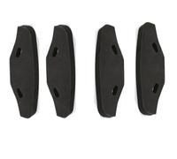 4PCS RC Urethane Front Bumper for Tamiya TT-01/TT-02/TGS 53683 OP683 51007 Bumper Upgrade Parts(Black)