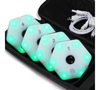 4pcs Reaction Training Light, Speed Agility Response Equipment, Flash Reflex Traing Lamp, Support App Connectivity, For All Sports, Improve Reflexes And Reaction Time