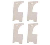 4PCS Rear Door Burglary Protector, Driver Door Security Device, One Piece Multitool Firefighting Hand Tool, Stainless Steel Seam Manual Tool