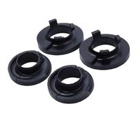 4Pcs Rear Lower Upper Rubber Spring Seat Cup Mount Suspension Rear Coil Spring Mount Fit for VW Transporter Mk5/T5 2003-2016 Replaces 7E0511149D 7H0511149B 7H0511149 7H0511150B