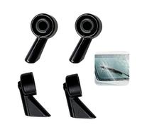 4PCS Rear Windshield Wiper Washer Nozzles, Double Hole Windscreen Washer Jets, Replacement Wiper Spray Jet Nozzles for A1 A3 A4 A6 S4 Q3 Q7, Durable Rear Window Washer Jet Kit, Washer Jets