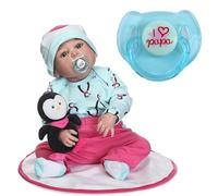 4pcs Reborn Doll Magnetic Pacifier, Silicone Magnetic Dummys For Reborn Dolls, Simulation Magnetics Pacifier Feeding Toy, For School Home