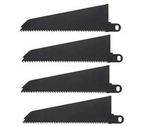 4Pcs Reciprocating Saw Blades, 240mm Carbon Steel Saw Blade, Scorpion Saws Blade for Straight Cutting, Drywall, Heavy Duty Steel Pipe Cutting Compatible with Black & Decker Piranha Scorpion Saws