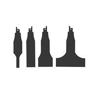 4PCS Reciprocating Saw Scraper Blade Multifunctional Tile Cleaning Scraper High Carbon Steel Tile Cleaning Tools Scraping Tool Attachment