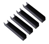 4Pcs Rectangle Cookie Cutter Set, Long Carbon Steel Non-Stick Biscuit Cake Bread Moulds, U-Shape Cookie Baking Tools for Kitchen