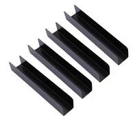 4Pcs Rectangle Cookie Cutter Set, Long Carbon Steel Non-Stick Biscuit Cake Bread Moulds, U-Shape Cookie Baking Tools for Kitchen