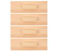 4pcs Rectangular Wooden Soap Mold Lid for Handmade Soap Making
