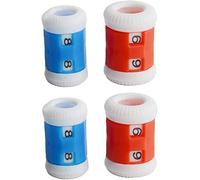 4Pcs Red and Blue Knitting Row Counter Set,Knit Row Counter Replacement Reusable Plastic Crochet Knitting Assistant Tools Combi Pack Useful and Fashion Knitting and Crochet Notions
