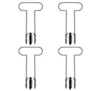 4Pcs Red Bell Pepper Seed Corer with Blade and Handle for Pear Bell Pepper (4Pcs)