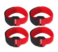 4Pcs Red Crow Rooster Collar, Crow Collar Rooster CollarNo Crow Noise Neck Belt for Roosters Collars, Harnesses and Leashes Nylon Prevent Chickens from Screaming Basic Dog Basic Collars