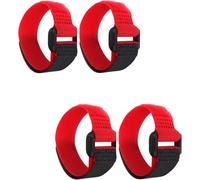 4Pcs Red Crow Rooster Collar, Crow Collar Rooster CollarNo Crow Noise Neck Belt for Roosters Collars, Harnesses and Leashes Nylon Prevent Chickens from Screaming Basic Dog Collars Basic Collars