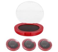 4pcs Red Fingerprint Ink Stamp Pad for Notary and Identification Use