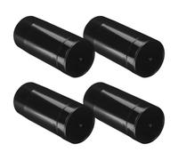 4pcs Refillable Twist-up Deodorant Stick Containers 30g Abs Black | Bottom-fill Design, Easy Dispensing, Travel-friendly Size, Sleek Stylish Look for Compact Daily Carry