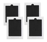 4PCS Refrigerator Air Filter Compatible with Frigidaire Pure Air Ultra, Electrolux EAFCBF - Premium Activated Carbon & Zeolite Replacement Filters