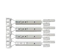 4PCS Refrigerator Door Sliding Guide，Compatible for Siemens，Compatible for Bosch，Built-in Fridge Door Slide Rail Mounting Kit