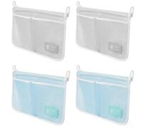 4Pcs Refrigerator Mesh Organizers Adjustable Buckle(Mixed colors) | Maximizes door space, holds condiments, keeps shelves clear, 4-pack value, tidy kitchen
