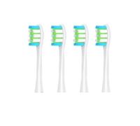 4PCS Replaceable Toothbrush Head,Compatible for Oclean X Pro//Air/Air 2 /SE / Z1/ F1/One Electric Brush Bristle with Cover(Black)