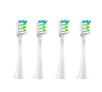 4PCS Replacement Brush Heads，Compatible for SOOCAS，X3/X3U/X5 Electric Toothbrush(4White)