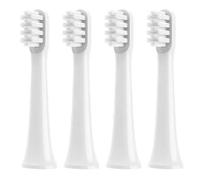 4PCS Replacement Brush Heads Compatible ForXIAOMI MIJIA T100 Sonic Electric Toothbrush Head Soft Bristle Nozzles White/Pink(4 Soft (White))