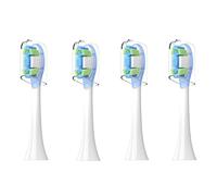 4PCS Replacement Brush Heads ForCompatible for Xiaomi Oscillation Electric Toothbrush Pro Mijia MES610 MES609 Head Soft Bristle(Green)