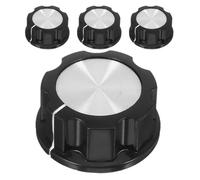 4pcs Replacement Control Knob 6mm ABS for Air Fryer Stove D Shaft