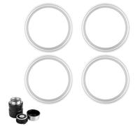 4pcs Replacement Gaskets Compatible for Thermos Stainless King 16 & 24 Ounce Food Jar, Silicone Flask Seal Ring Seal Parts O-Ring Replacement Compatible for Thermos Stainless King Food Jar BPA Free
