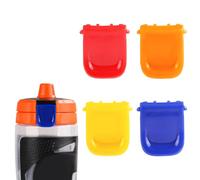 4pcs Replacement Lid Clips for Gatorade GX, Plastic Bottle Clamps Reliable Bottle Mouth Fastener Bottle Clasps Buckle Compatible with Gatorade 30oz GX Bottle(Red, Orange, Blue, Yellow)