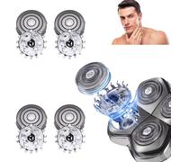 4PCS Replacement Shaver Compatible with Skull Shaver, Head Shaver Replacement Heads for Smooth Shaving, Durable for Skull Shaver Blades